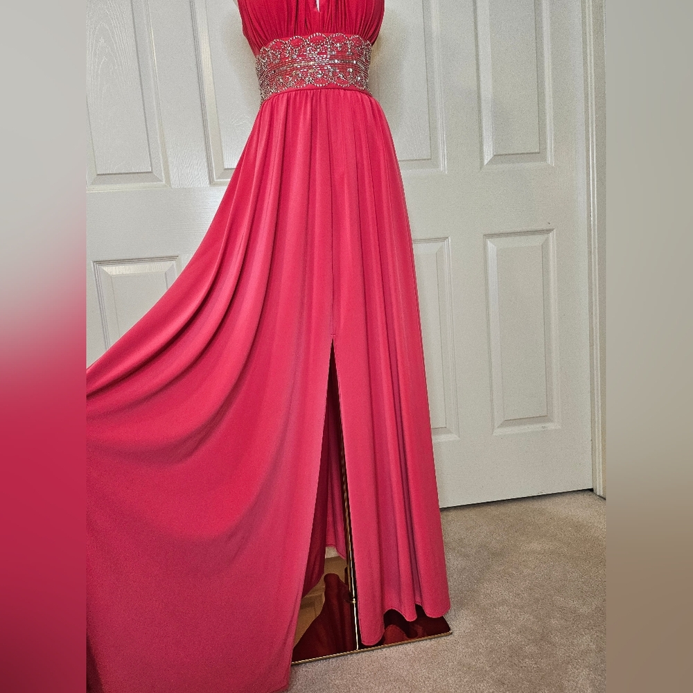 Elegant Pink Evening Gown